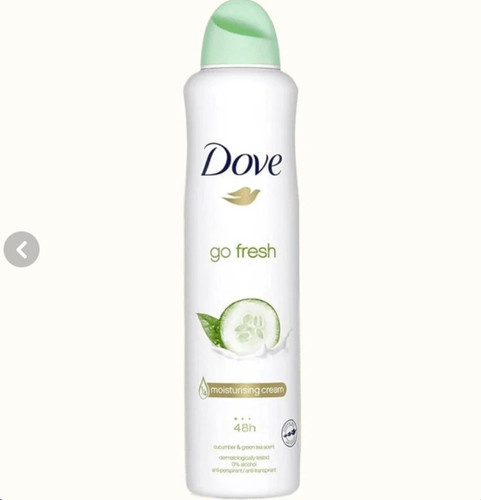 اسپری ضد تعریق داو مدل Go fresh با رايحه خيار حجم 250 میلی لیتر