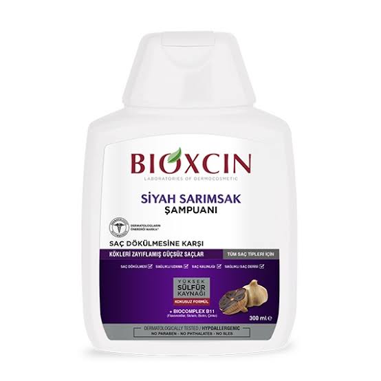 شامپو سیر سیاه بیوکسین، ضد ریزش و مناسب کف سر حساس 300میلی لیتر