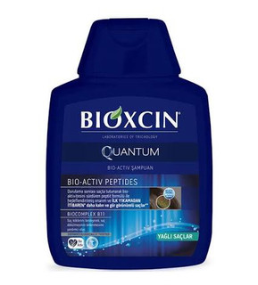 شامپو ضد ریزش Bioxcin مدل کوانتوم مخصوص موهای چرب 300 میل